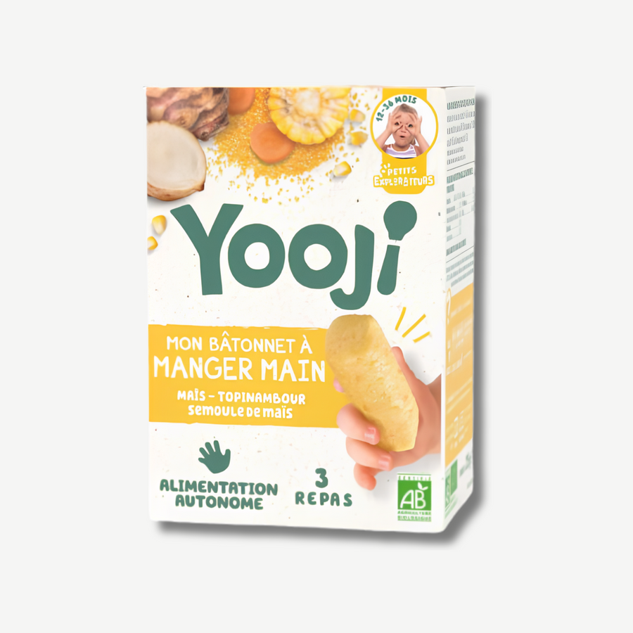 Organic baby stick with corn and semolina, delivered in Hong Kong