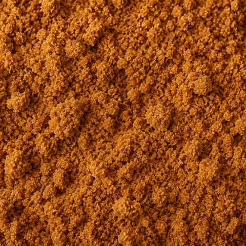Close-up texture of organic palm flower sugar