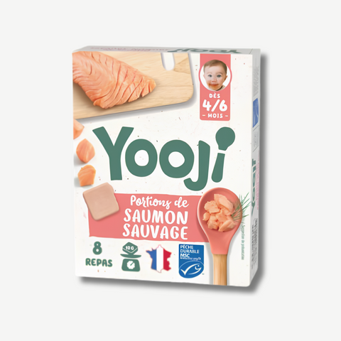 Organic salmon portions for babies, MSC certified, delivered in Hong Kong