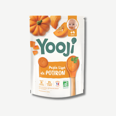 Organic squash puree for babies, delivered frozen in Hong Kong