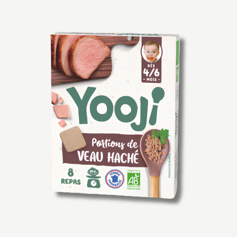 Organic veal portions for babies, delivered in Hong Kong