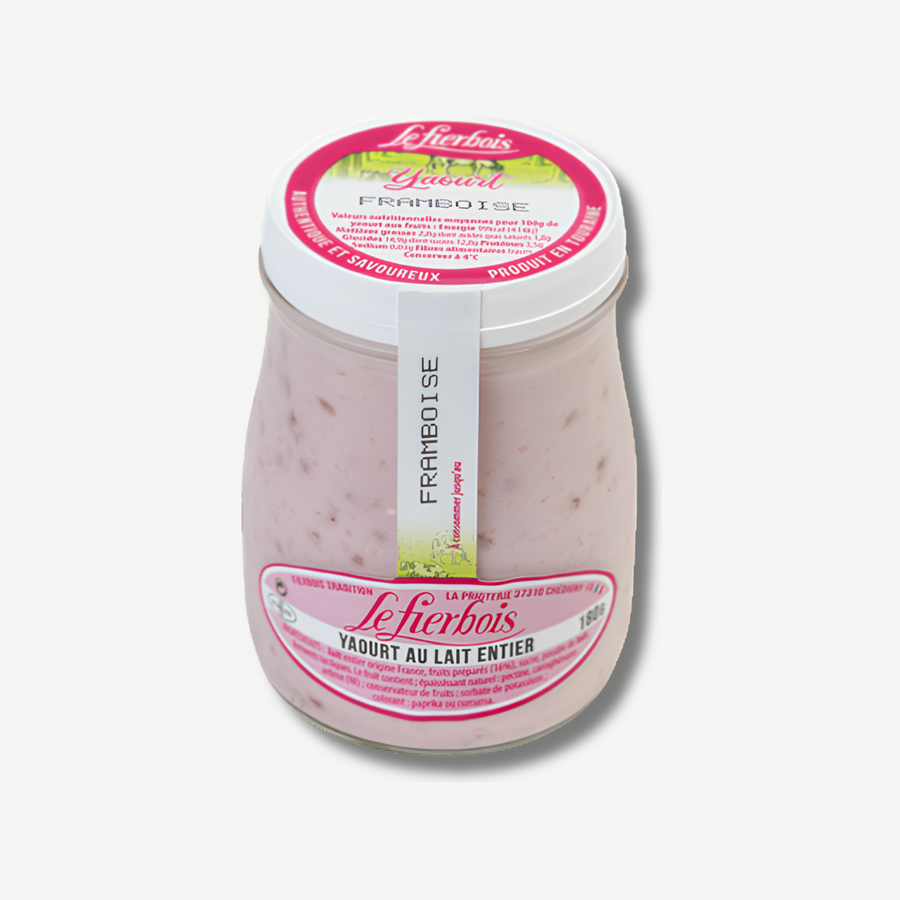 Raspberry Yoghurt Cream Dessert, piece of 180g
