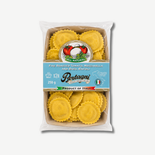 Ravioli with Tomato, Mozzarella and Basil, pack of 250g
